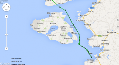 12 Syrians saved by cargo Yalker and fisher boat near Lesvos